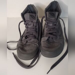 Grey Zip top Vans Off the Wall SZ Women's 9